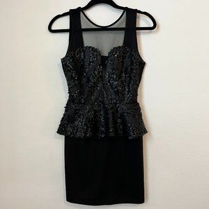Foreign Exchange Black Mini Dress